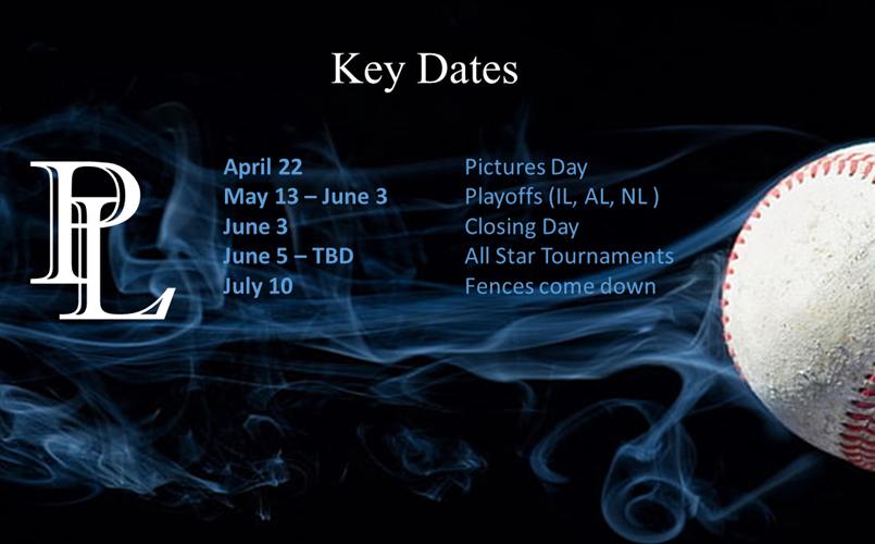 Important Dates!