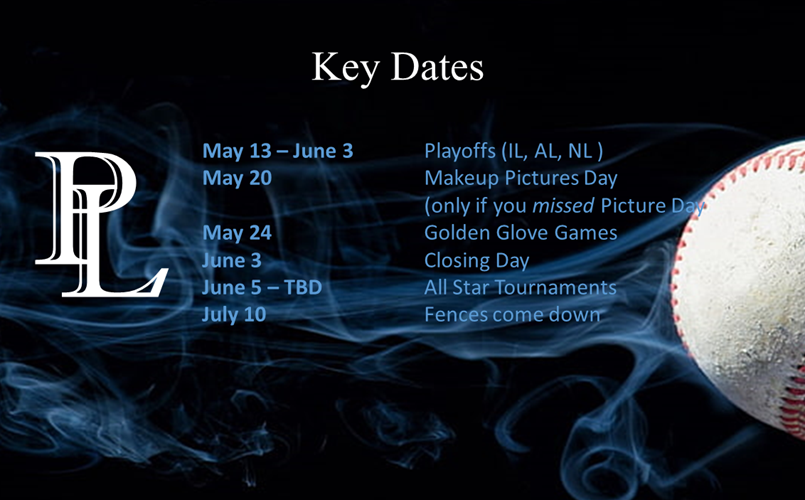 Important Dates!