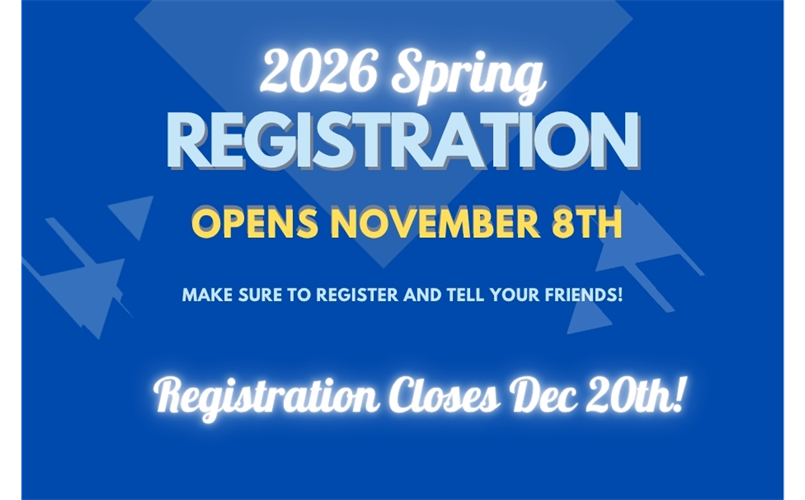 Registration for 2026 Season