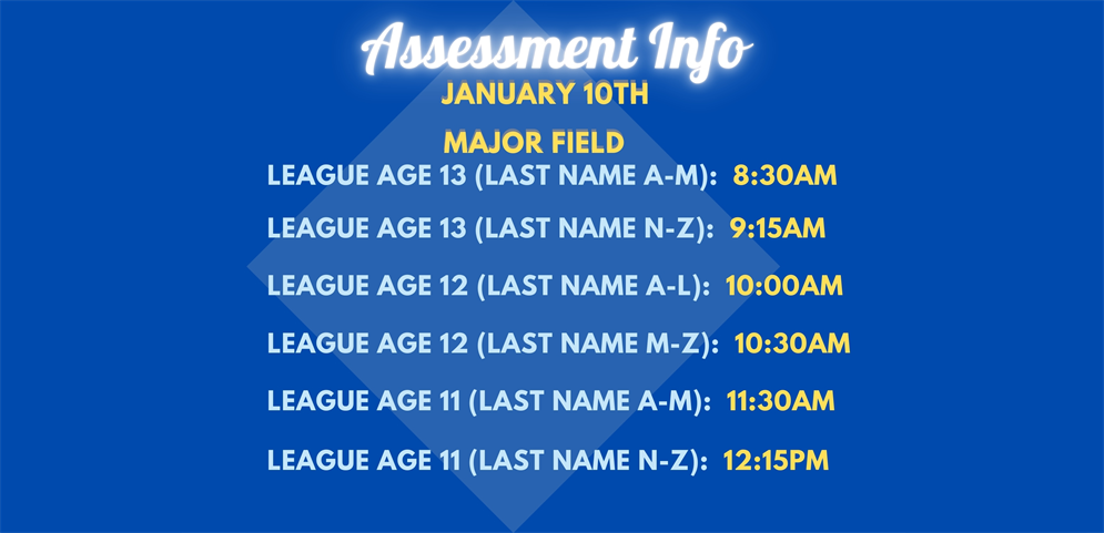 Assessment Information Now Available 