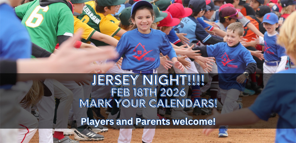 Jersey Night - Mark your calendars!